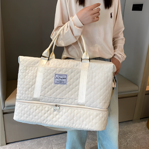 Bolsa maternidade branco chic