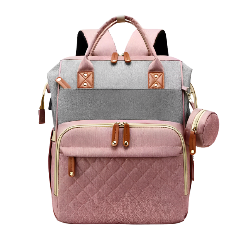 Mochila Maternidade rosa