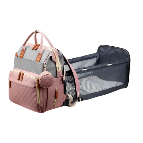 Mochila Maternidade rosa