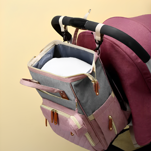 Mochila Maternidade rosa