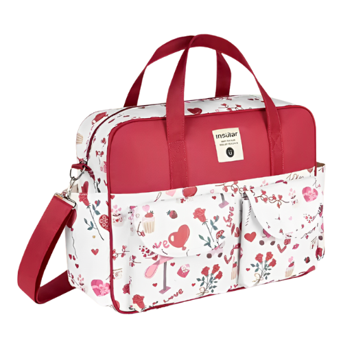Bolsa maternidade vermelho