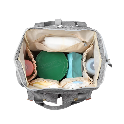 Mochila maternidade Cinza Supremo