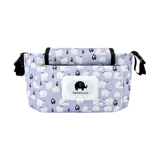 Bolsa maternidade cinza fofo