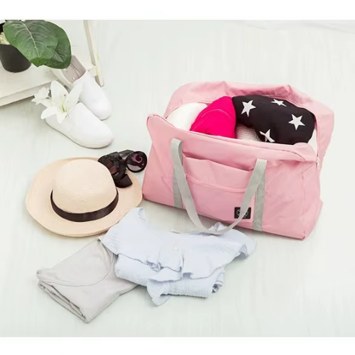 Bolsa maternidade rosa