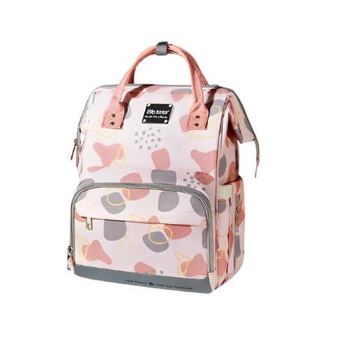 Mochila maternidade rosa Suave