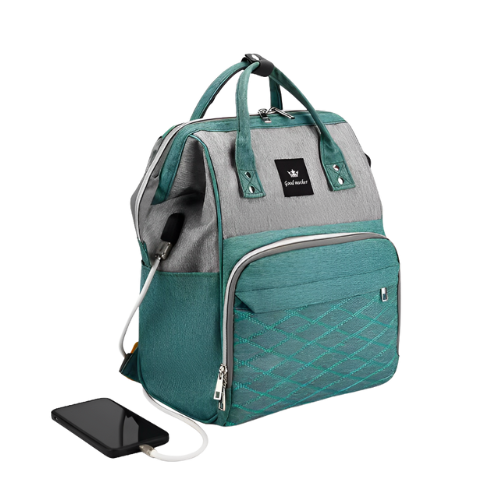 Mochila Maternidade verde